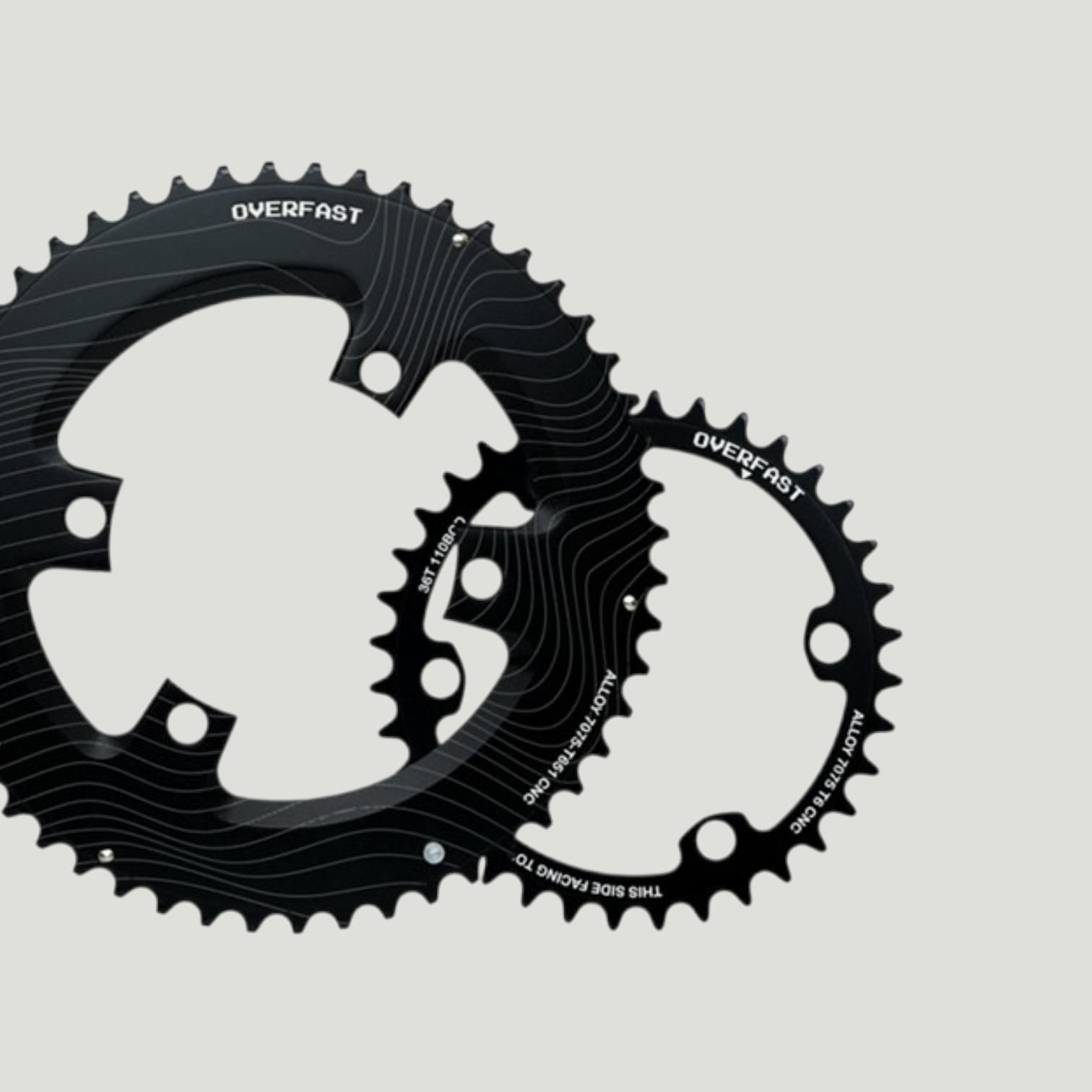 OVERFAST Hollow Alloy Chainrings