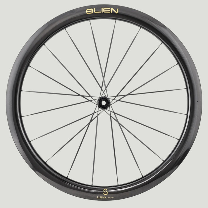 8lien L Series Wide Wheelset Front Gold Decal