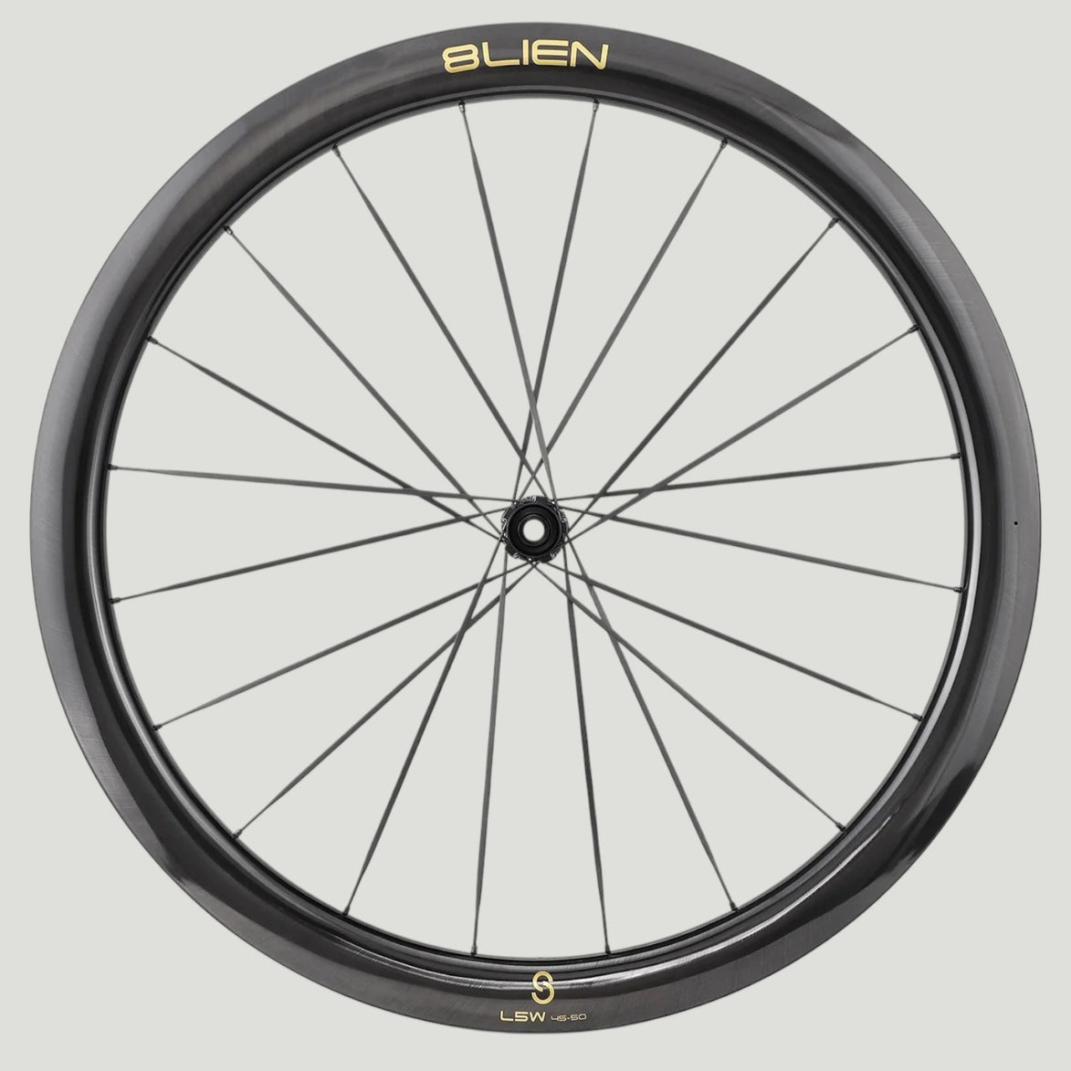 8lien L Series Wide Wheelset Front Gold Decal
