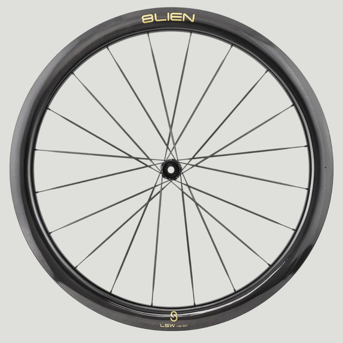 8lien L Series Wide Wheelset Front Gold Decal