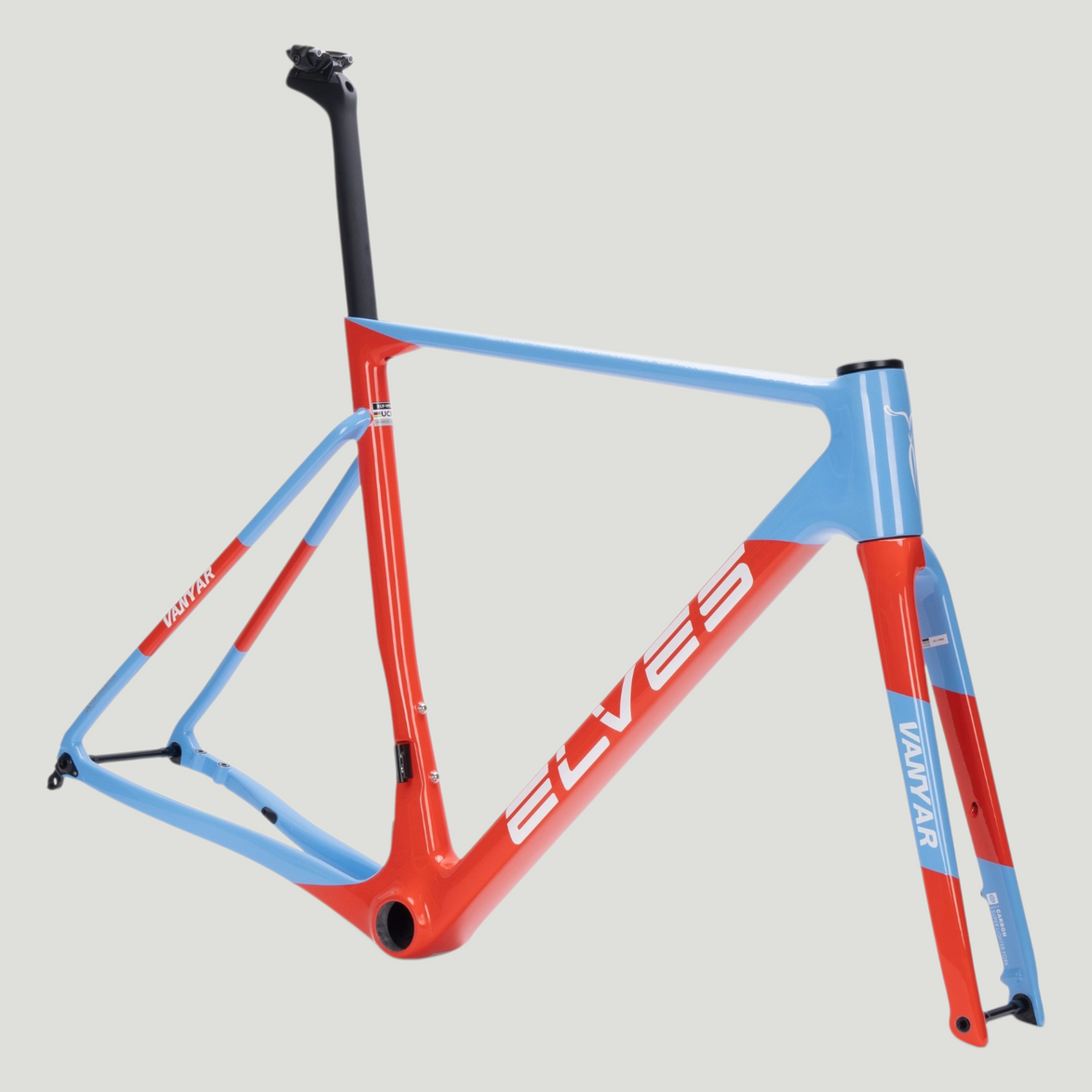 Blazing Orange, Elegant Blue