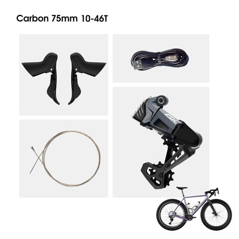 GeX 6600 Mechanical Brake 75mm Cage (Carbon Lever)