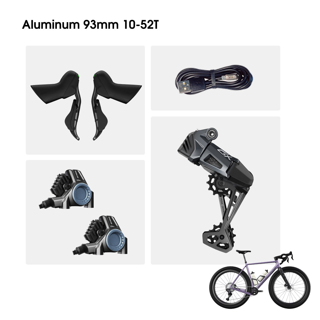 GeX 6701 Hydraulic Brake 93mm Cage (Alloy Lever)