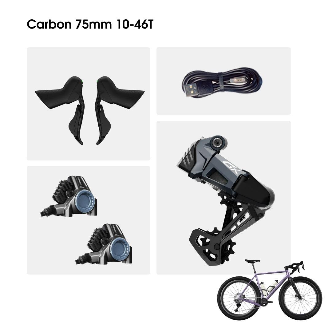 GeX 7700 Hydraulic Brake 75mm Cage (Carbon Lever)