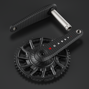 XCADEY VENTUS XPOWER carbon crankset with chainring — detail