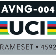 Avenger R8RS UCI approved frameset certificate