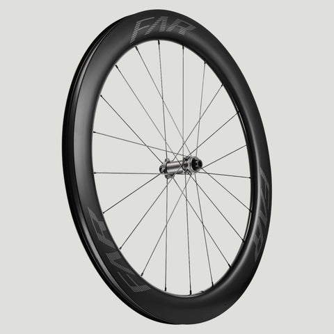 Farsports C Series Carbon Wheelset C6 Front Angled Profile