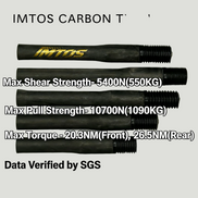 IMTOS carbon thru-axle detail