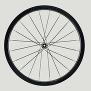 Overfast 37mm carbon road wheel front view