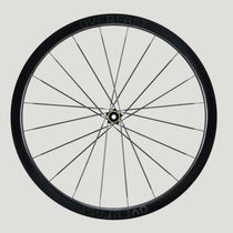 Overfast 37mm carbon road wheel front view