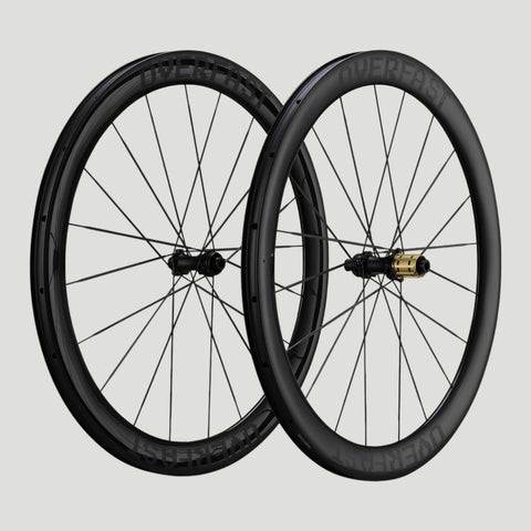 Overfast 50mm carbon road wheel with deep section rim
