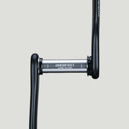 Overfast Aero Carbon Crankset DUB spindle close-up showing 28.99mm interface and axle branding