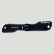 Overfast Aero Carbon Crankset side profile showing lightweight carbon crank arms without chainrings