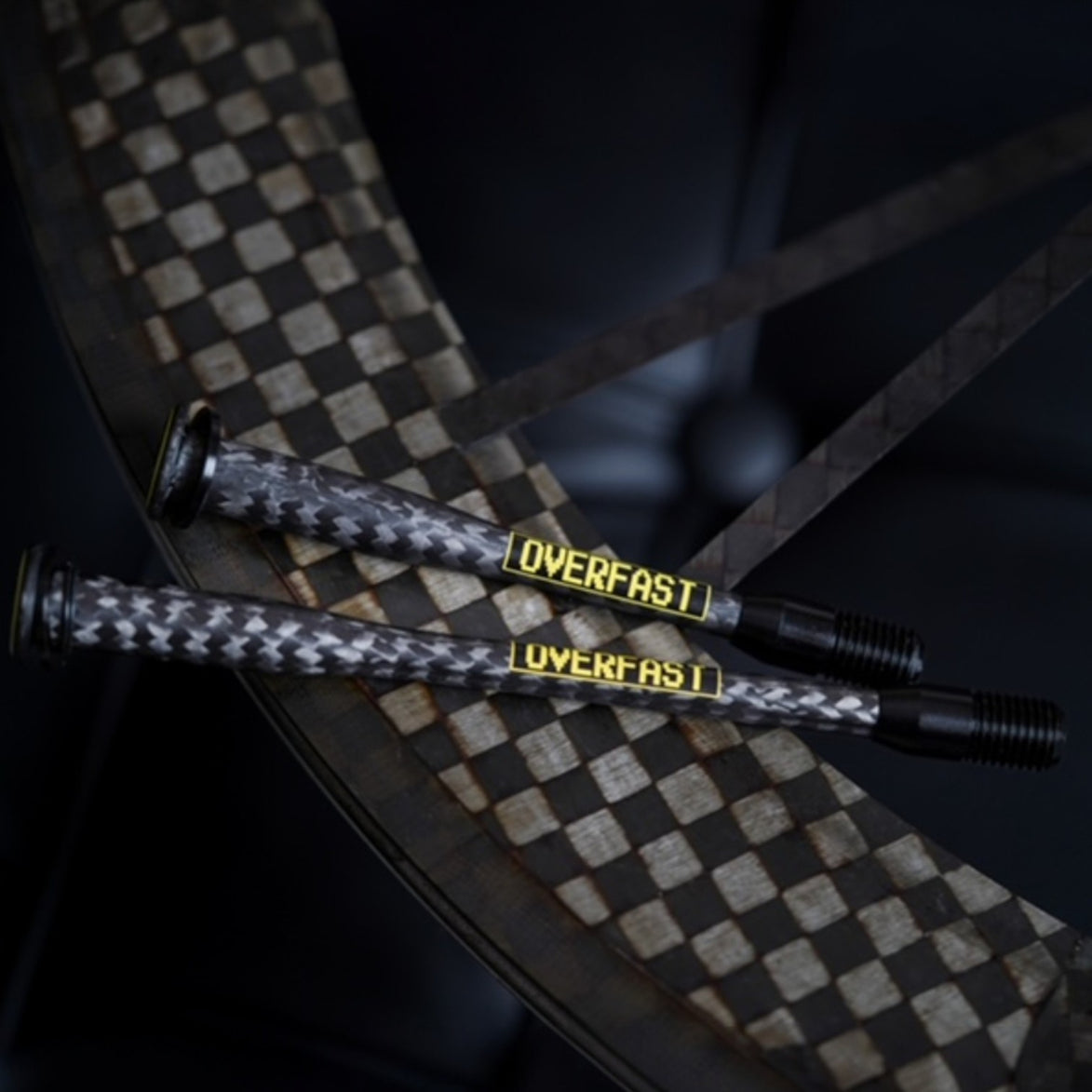 Overfast Ultralight Thru Axle Carbon Weave