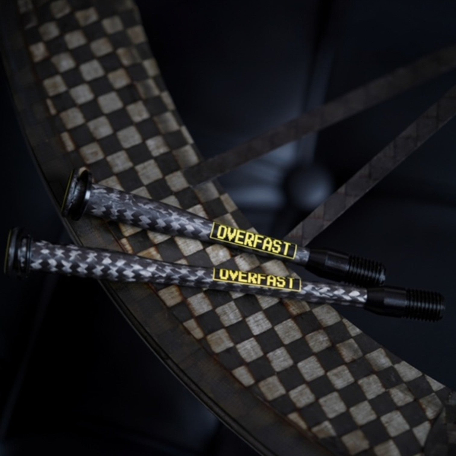 Overfast Ultralight Thru Axle Carbon Weave