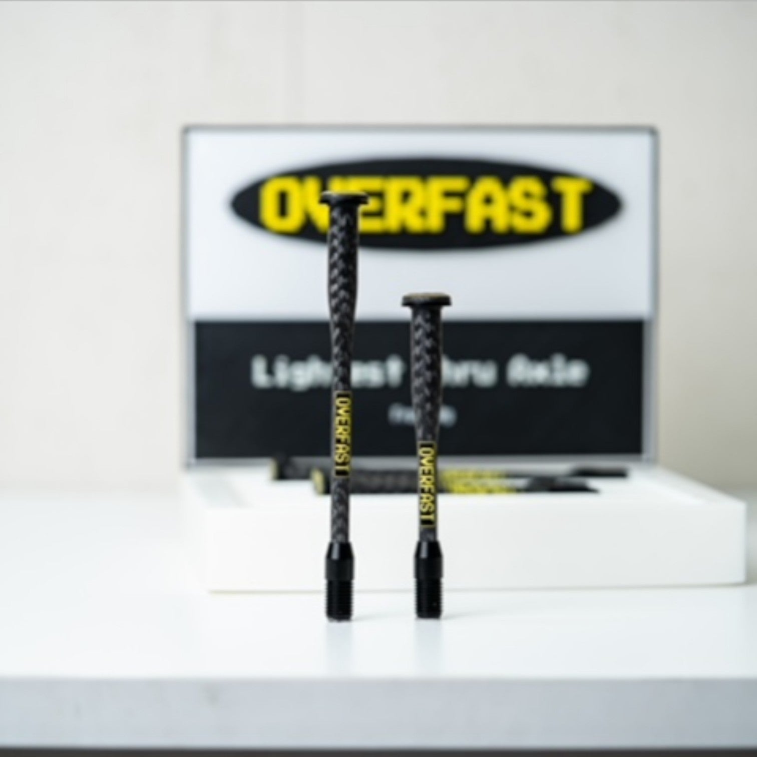 Overfast Ultralight Thru Axle Front And Rear Axle Closeup