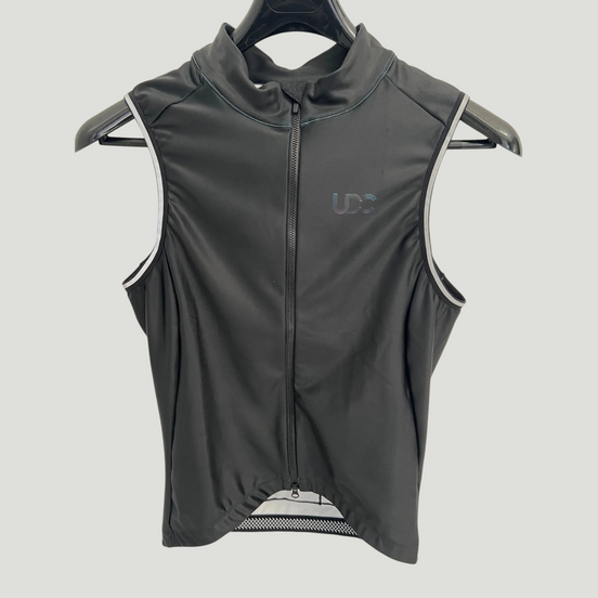 Underdogs Black Fleece-Lined Vest