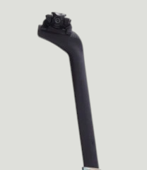 Black bicycle seat post with clamp Vanyar 25mm Offset