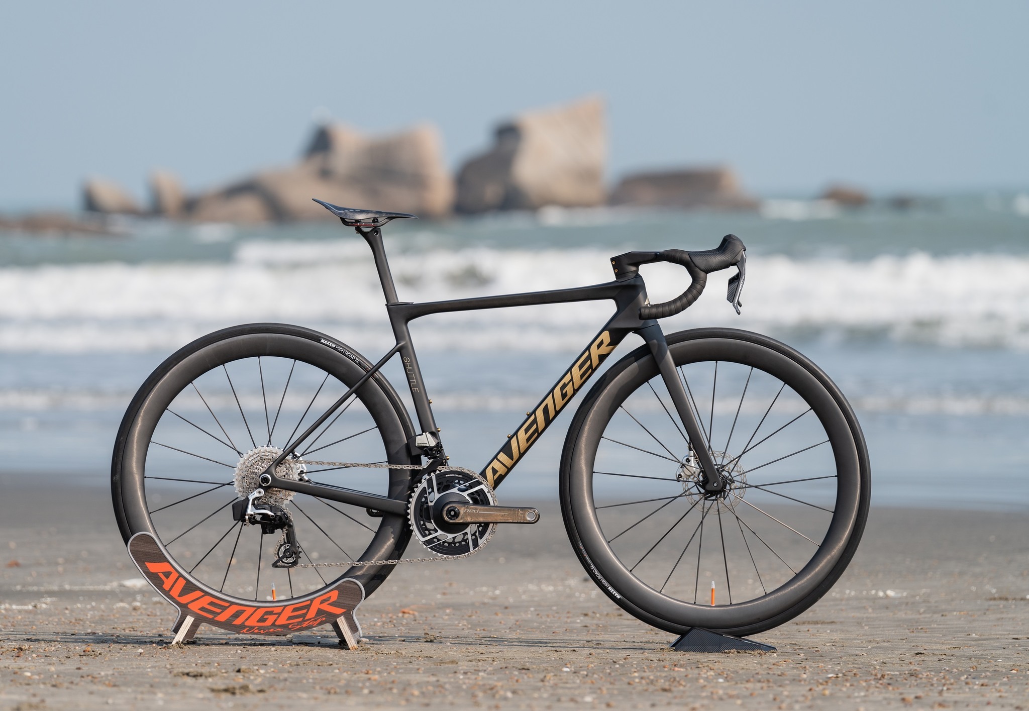Avenger Shuttle Complete Bike on the Beach