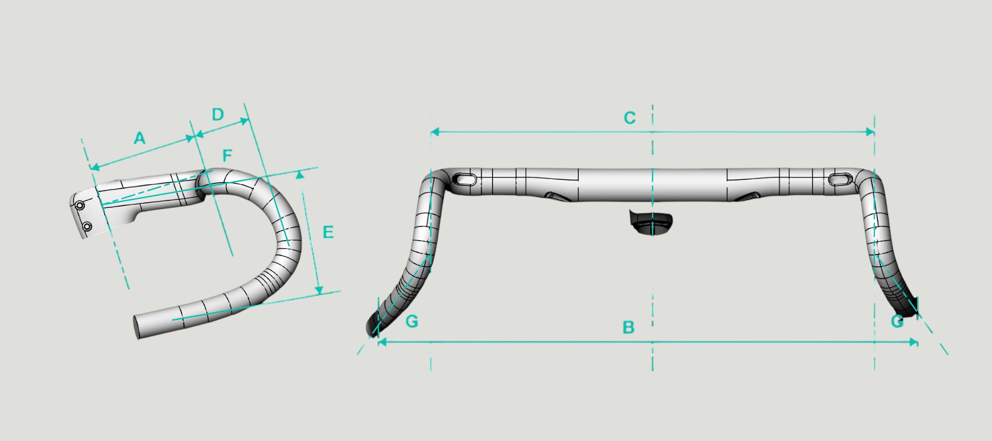 CHAPTER2 MANA-GRVL integrated cockpit with A, B, C dimensions