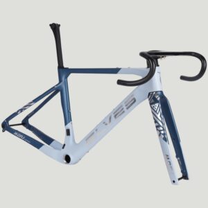 Elves Mori Aerox Frameset Glacier Blue Gold Dust Blue